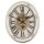 Wanduhr, Vintage Küchenuhr, leise Nostalgie Uhr, Shabby Metall Uhr 47 cm