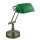 Bankerlampe, Art Deco Tischlampe, Altmessing Schreibtisch Lampe, Büro Leuchte