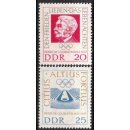 DDR Nr.939/40 ** Baron P. de Coubertin 1963, postfrisch