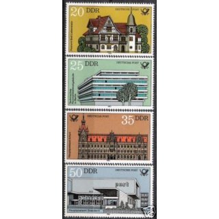 DDR Nr.2673/76 ** Bauten der Post 1982, postfrisch