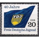 DDR Nr.3002 ** 40 Jahre FDJ 1986, postfrisch