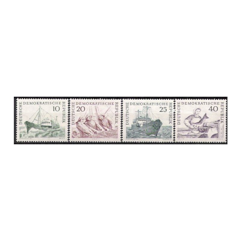 DDR Nr.817/20 ** Hochseefischerei 1961, postfrisch