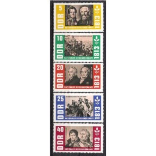 DDR Nr.988/92 ** Befreiungskriege 1963, postfrisch