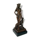 Bronzefigur, erotische Bronze Skulptur Kleopatra,...
