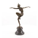 Art Déko Bronzefigur, Bronze Skulptur...