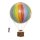 Historischer Gasballon Regenbogen, Modell Ballon mit Gondel 18 cm