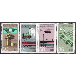 DDR Nr.2968/71 ** Eisenbahnwesen 1985, postfrisch
