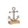 Anker, Stockanker, maritime Deko Figur auf Mango Holz Stand