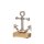 Anker, Stockanker, maritime Deko Figur auf Mango Holz Stand