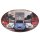 Blechschild, Reklameschild viele Citroen 2CV in Paris, Auto Wandschild 34x56 cm