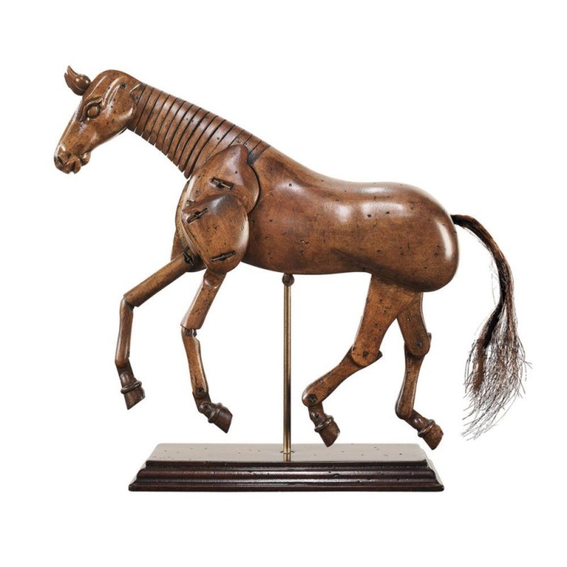 Modell eines Glieder Pferdes aus der Zeit der Renaissance, Künstler Figur