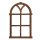 Eisenfenster, Antikes Stallfenster, Gusseisen Fenster mit halbrundem Oberlicht