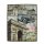 Blechschild, Reklameschild, Paris Express London, Städte Wandschild 25x20 cm
