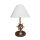 Tischleuchte, Lampe, Maritime Tisch Lampe mit Steuerstand und Steuerrad 39 cm