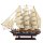 Modell Segelschiff 3 Mast Bark voll getakelt, Fracht Segelschiff
