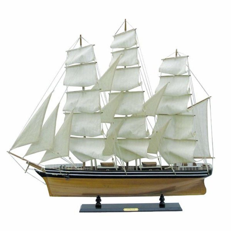Modell Segelschiff, Schiffsmodell Cutty Sark Großer Legendärer Fracht Klipper