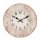 Rosen Wanduhr, Romantische Küchenuhr, Landhaus Uhr mit Rosenblüten Ø 28 cm