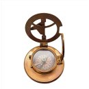 Pocket Sundial Kompass, Sonnenuhr- Kompass, Marine Kompass, Altmessing