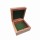 Kompass Box, Maritime Holzbox, Leerbox, Messing Intarsie edles Holz 8 x 8 cm.
