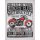 Blechschild, Reklameschild New York Riders Club, Motorrad Schild, 40x30 cm