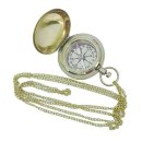 Kompass, Taschenuhren Magnetkompass mit Uhrenkette und...