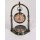 Marine Kompass und Taschenuhr im Antik Design am Ständer aus Altmessing