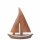 Segelboot Modell, Segelschiff, Maritime Schreibtischdekoration aus Holz