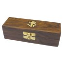 Maritime Holzbox, Seemann Kiste, Box aus edlem Holz mit...