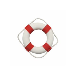 Rettungsring, Seenot Ring, maritime Dekoration Rot/Weiß Ø 14 cm
