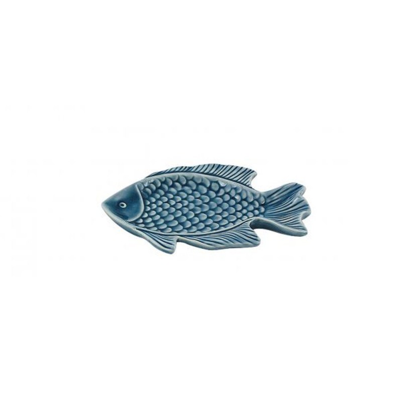 Fisch-Teller, Servierschale für Fisch und Meeresfrüchte aus Keramik 17 cm