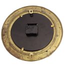 Bullaugen-Uhr, Wanduhr, Schiffsuhr, Maritime Kapitänsuhr aus Messing 28 cm