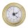 Schiffsuhr, Bootsuhr, Maritime Uhr im poliertem Messing Gehäuse, Ø 10 cm