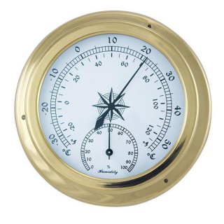 Comfortmeter, Hygro-Thermometer Marine Einbauinstrument,...