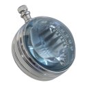 Glaskugeluhr Nickel, Lupenuhr, Historische Taschenuhr in Glaskugel, Uhr