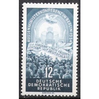 DDR Nr.424 ** Viermächtekonferenz 1954, postfrisch