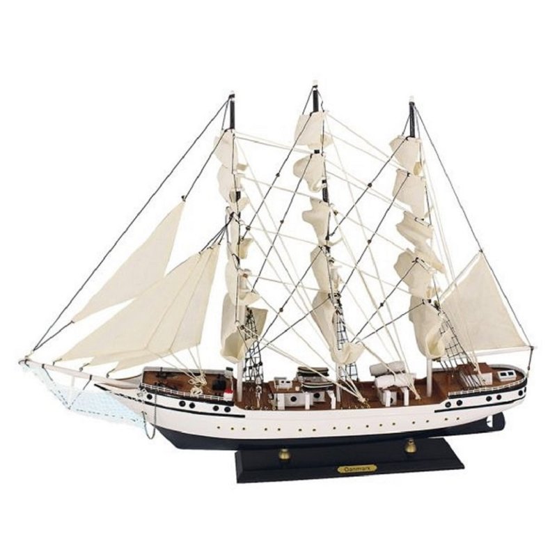 Segelschulschiff Danmark, Modell Segelschiff, Vollschiff Takelung
