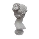 Biedermeier Büste, Skulptur in Sandstein Optik einer Edlen Dame 30 cm