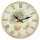 Wanduhr, Landhaus Küchenuhr mit Olivenzweigen im Krug, Oliven Uhr 28 cm
