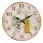 Wanduhr, Mediterrane Küchenuhr Landhaus Uhr mit Olivenzweigen und Olivenöl 28 cm
