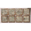 Renaissance Weltkarte, die Alte Welt auf 8 Luxus...