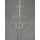 Schneiderpuppe, Schneiderbüste im Landhaus Stil, Eisen antik weiß, 155 cm