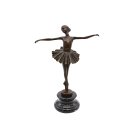 Bronzefigur, Bronze Skulptur, Ballettttänzerin Prima...