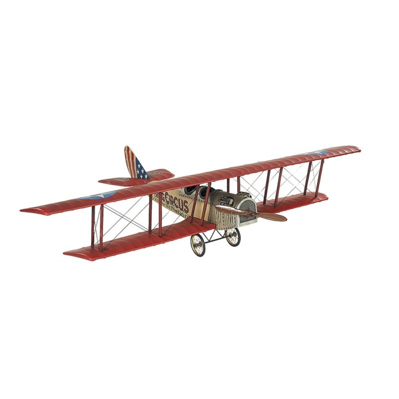 Flugzeugmodell, Flugzeug Curtiss Jenny Flying Circus Stund-Piloten Maschine