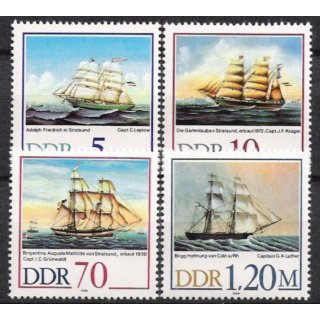 DDR Nr.3198/01 ** Segelschiffe 1988, postfrisch