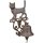Türglocke Katze, Wandglocke, Garten Glocke im Nostalgie Stil aus Gusseisen