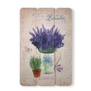 Wandschild Lavendel, Großes romantisches Schild im...