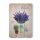 Wandschild Lavendel, Großes romantisches Schild im Landhaus Stil 60x40 cm