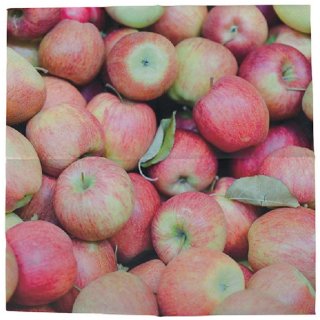 20 Servietten reiche Apfelernte, Äpfel im Herbst 33x33 cm