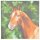 20 Servietten Pferdeportrait, Pferd auf dem Bauernhof 33 x 33 cm