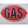 Blechschild, Reklameschild, Gas, Tankstellen Wandschild 33x57 cm